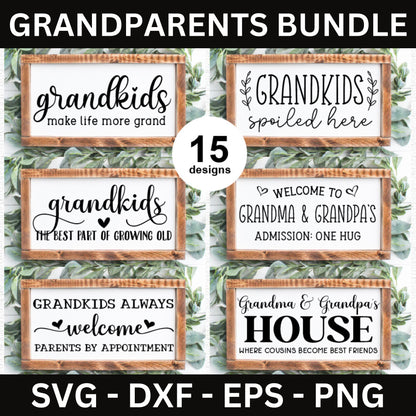 Grandparents SVG Bundle