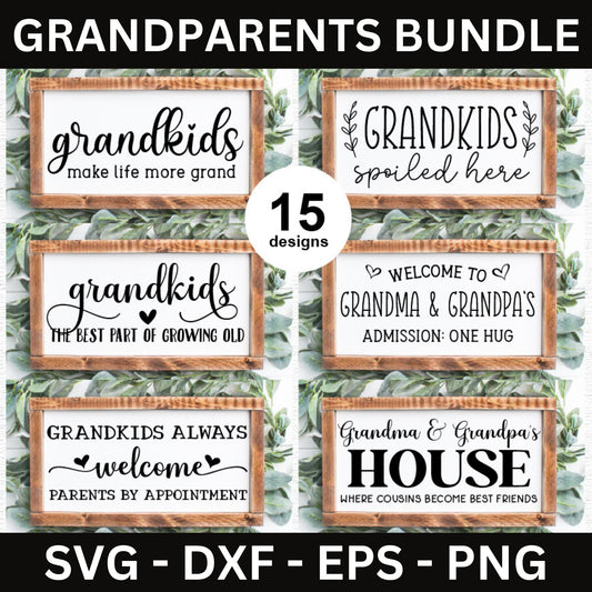 Grandparents SVG Bundle