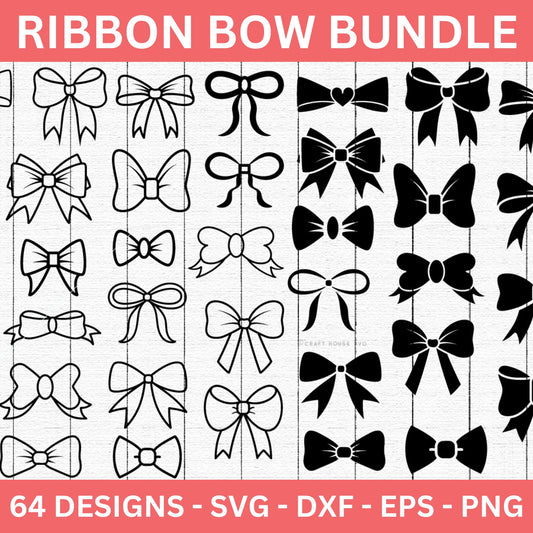 Ribbon Bows SVG Bundle