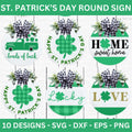 St. Patrick's Day Round Signs SVG Bundle
