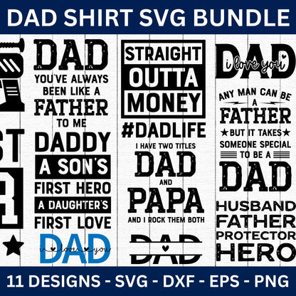 Dad Shirt SVG Bundle
