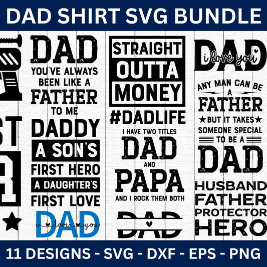 Dad Shirt SVG Bundle
