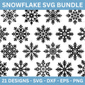 Snowflakes SVG Bundle