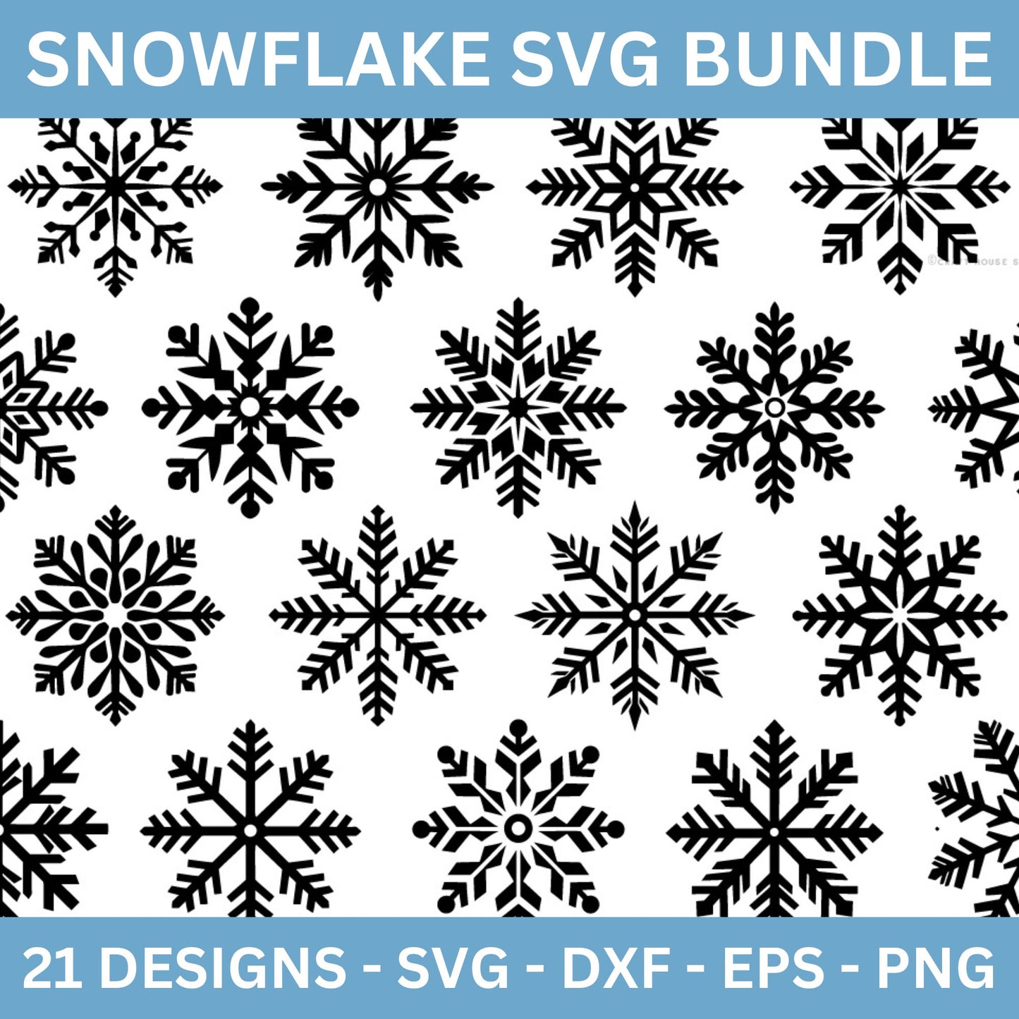 Snowflakes SVG Bundle