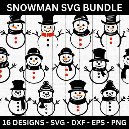 Snowman SVG Bundle