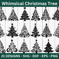 Whimsical Christmas Tree SVG Bundle