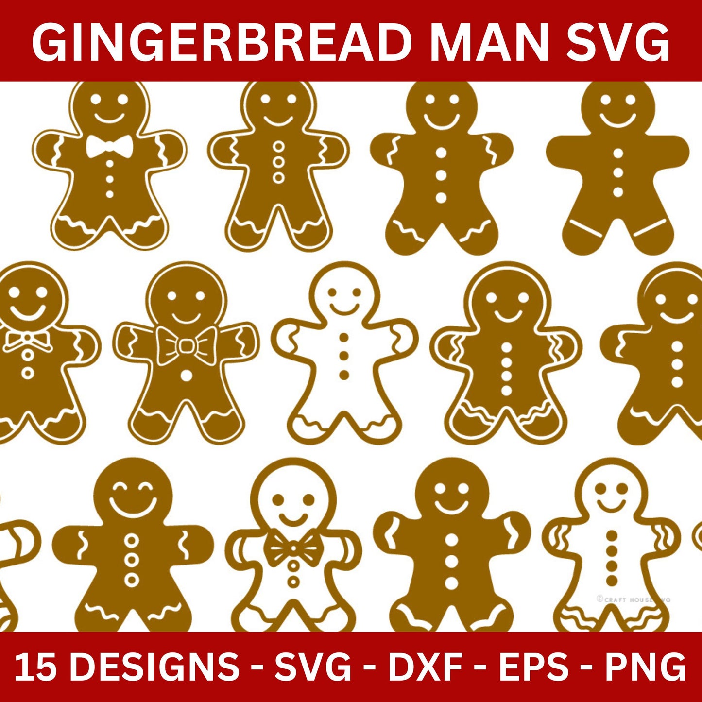 Gingerbread Man SVG Bundle
