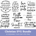 Christian SVG Bundle Scripture Bundle - Craft House SVG