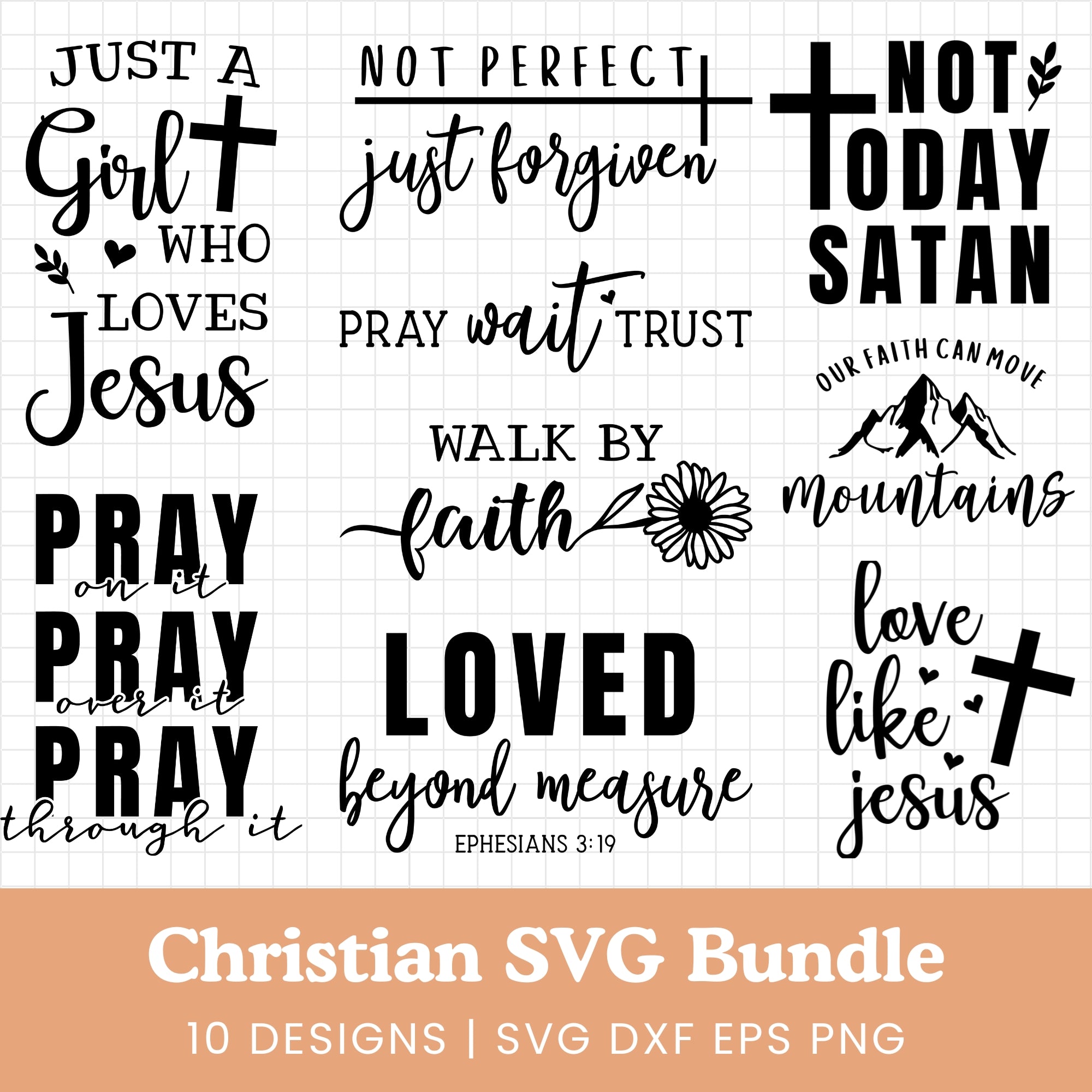 Christian SVG Bundle Scripture Bundle