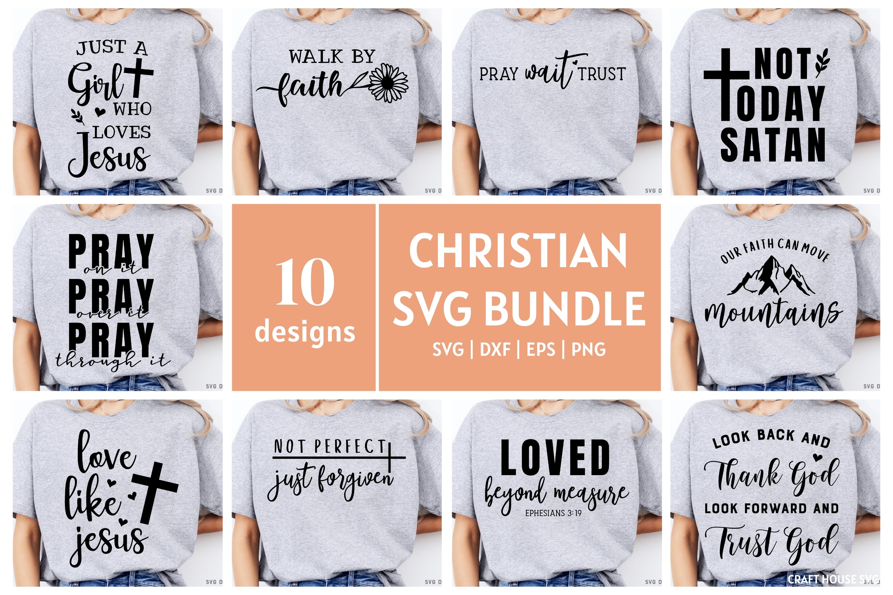 Christian SVG Bundle Scripture Bundle Cut Files