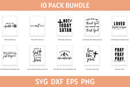 Christian SVG Bundle Scripture Bundle