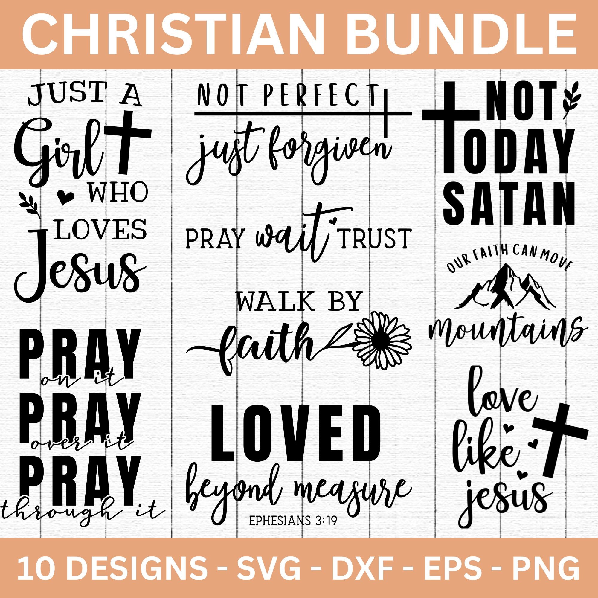 Christian SVG Bundle Scripture Bundle