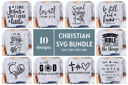 Christian SVG Bundle Scripture Bundle