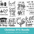 Christian SVG Bundle Scripture Bundle