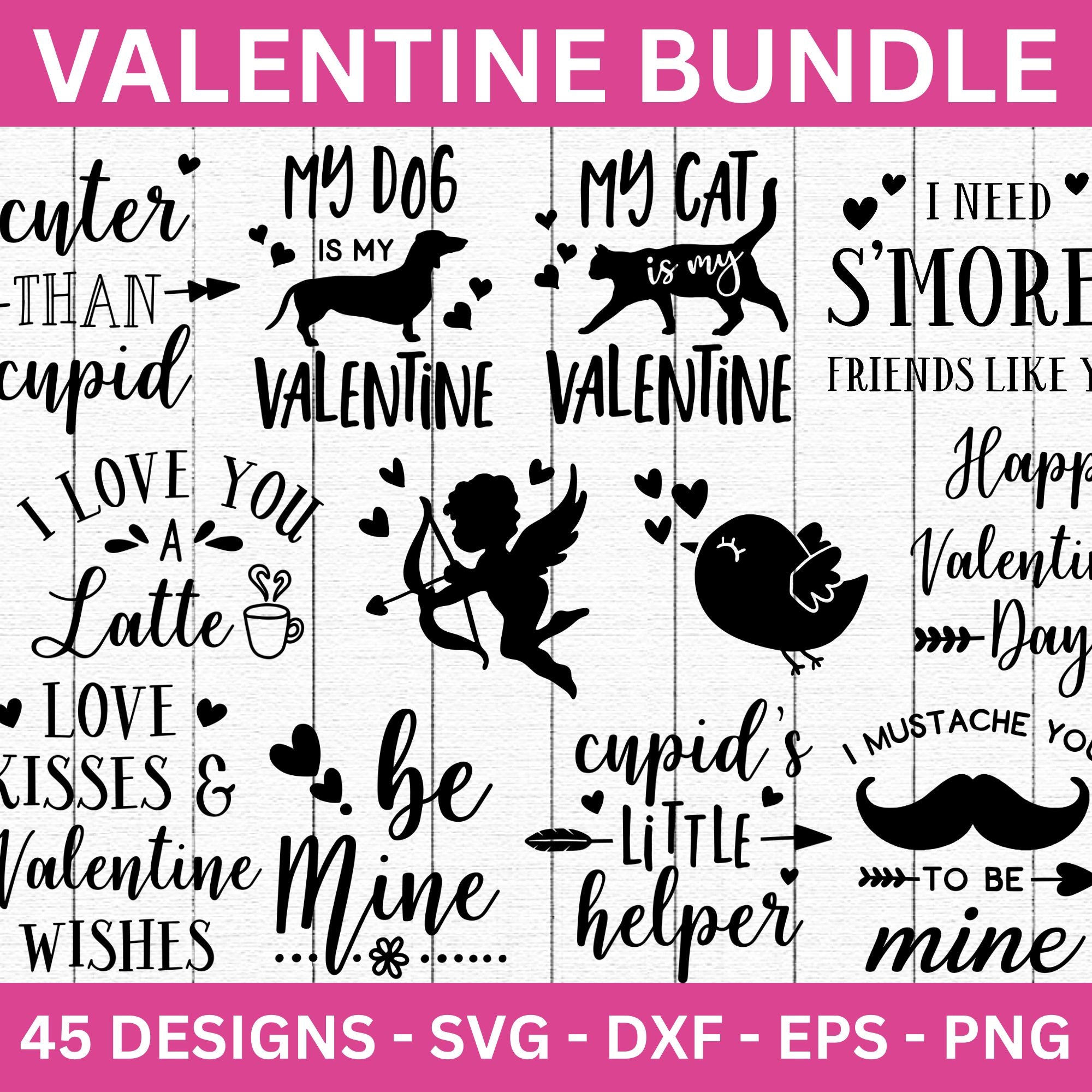 Valentine's Day SVG Bundle