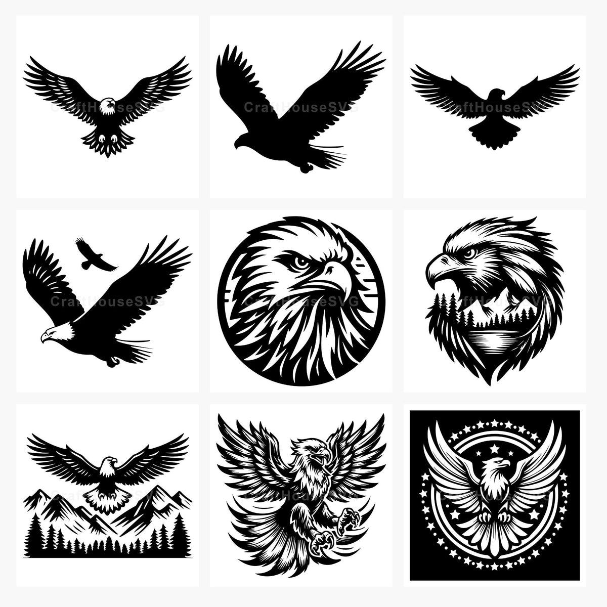 Eagle Rv Svg Eagle SVG Bundle - Free and Premium Files – Craft House SVG