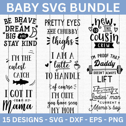 New Born SVG Bundle - Craft House SVG