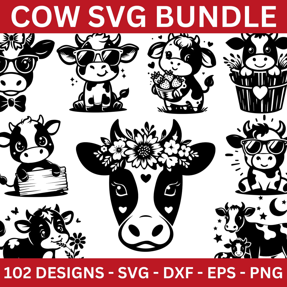 SVG bundles for Cricut and Silhouette cutting machine.