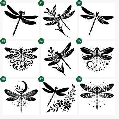 Dragonfly SVG Bundle