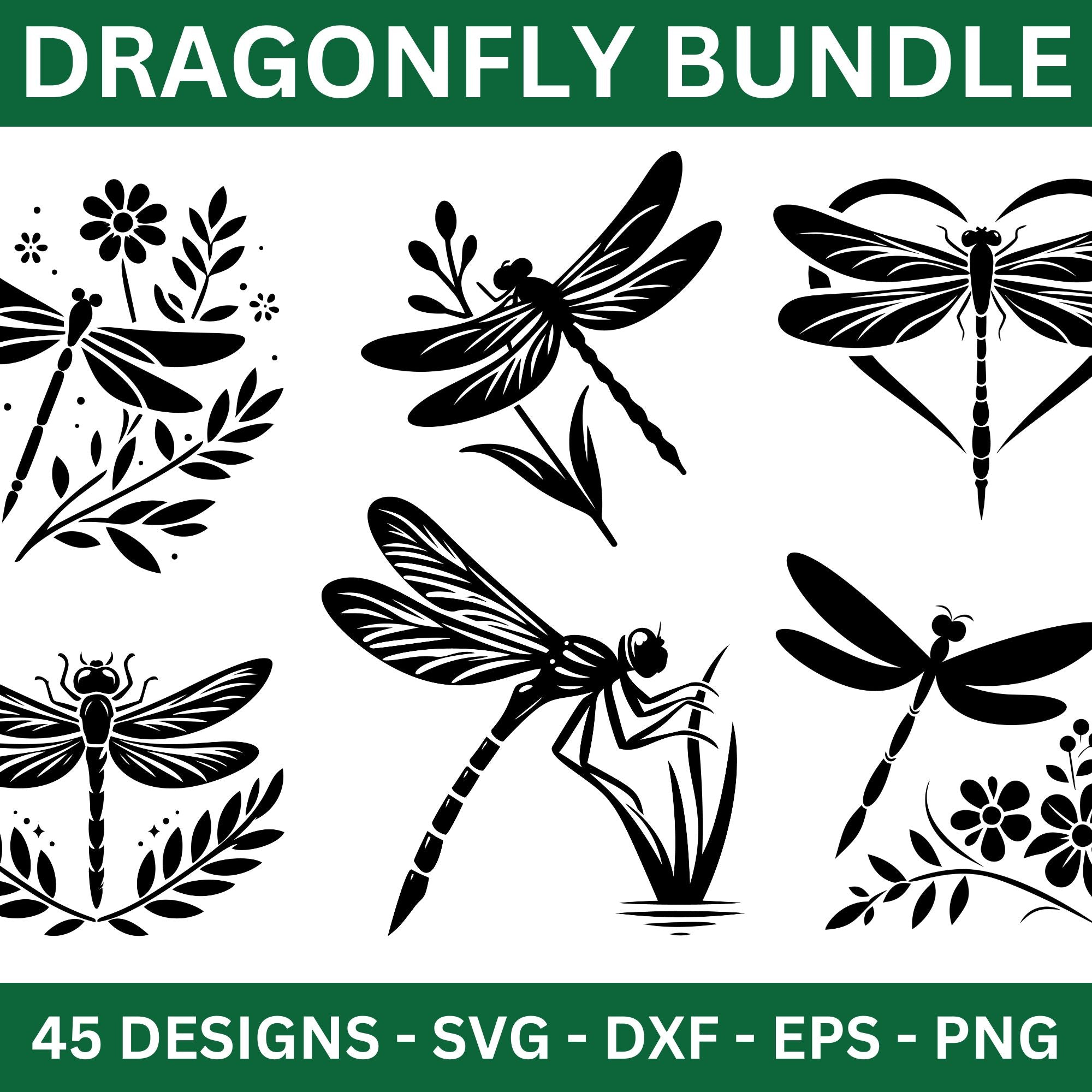 Dragonfly SVG Bundle