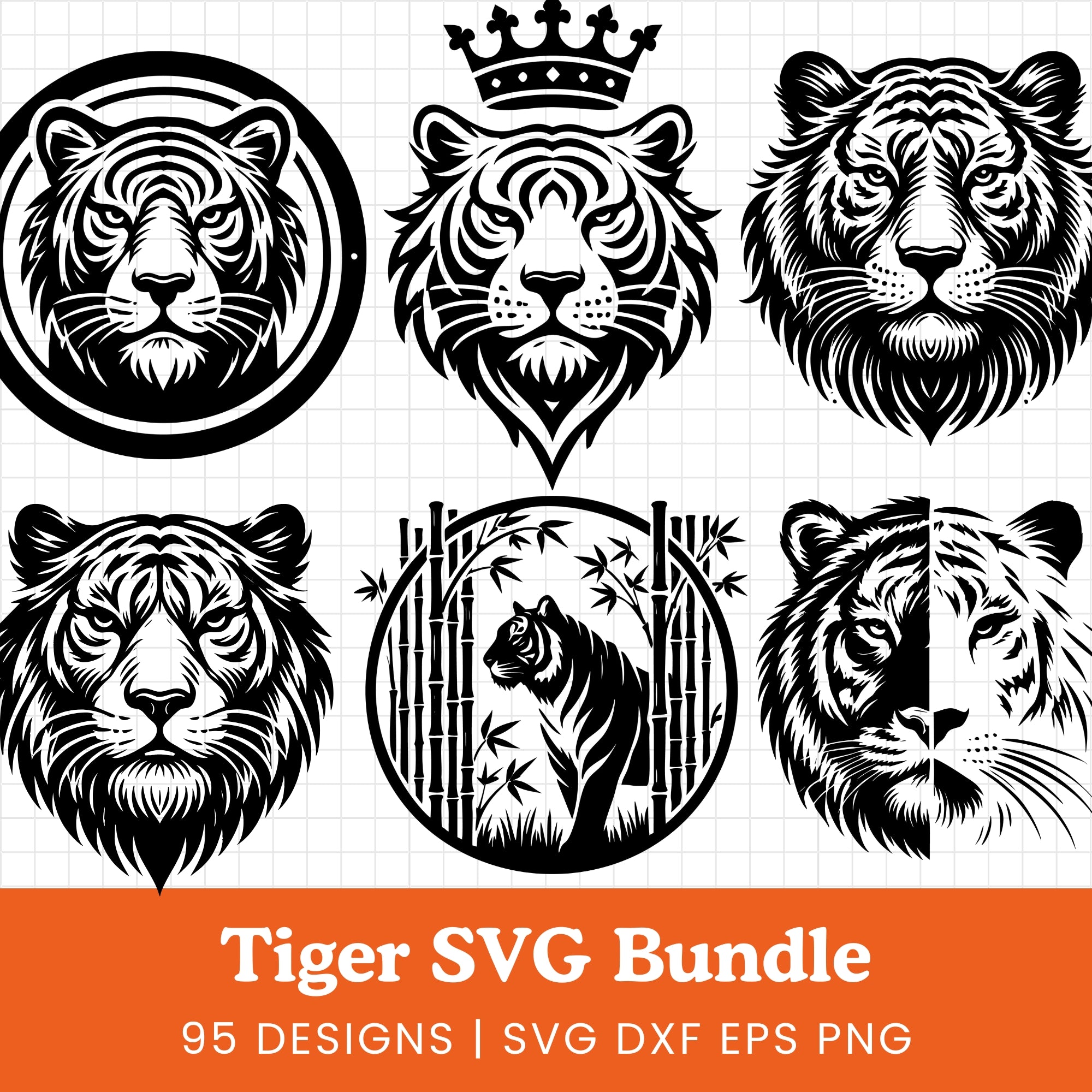 Tiger SVG Bundle