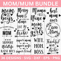Mom Mum SVG Bundle - Craft House SVG