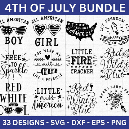 4th of July SVG Bundle - Craft House SVG