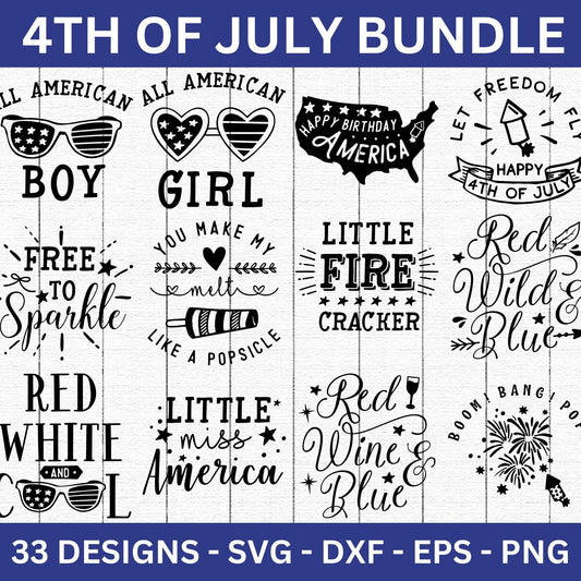 4th of July SVG Bundle - Craft House SVG