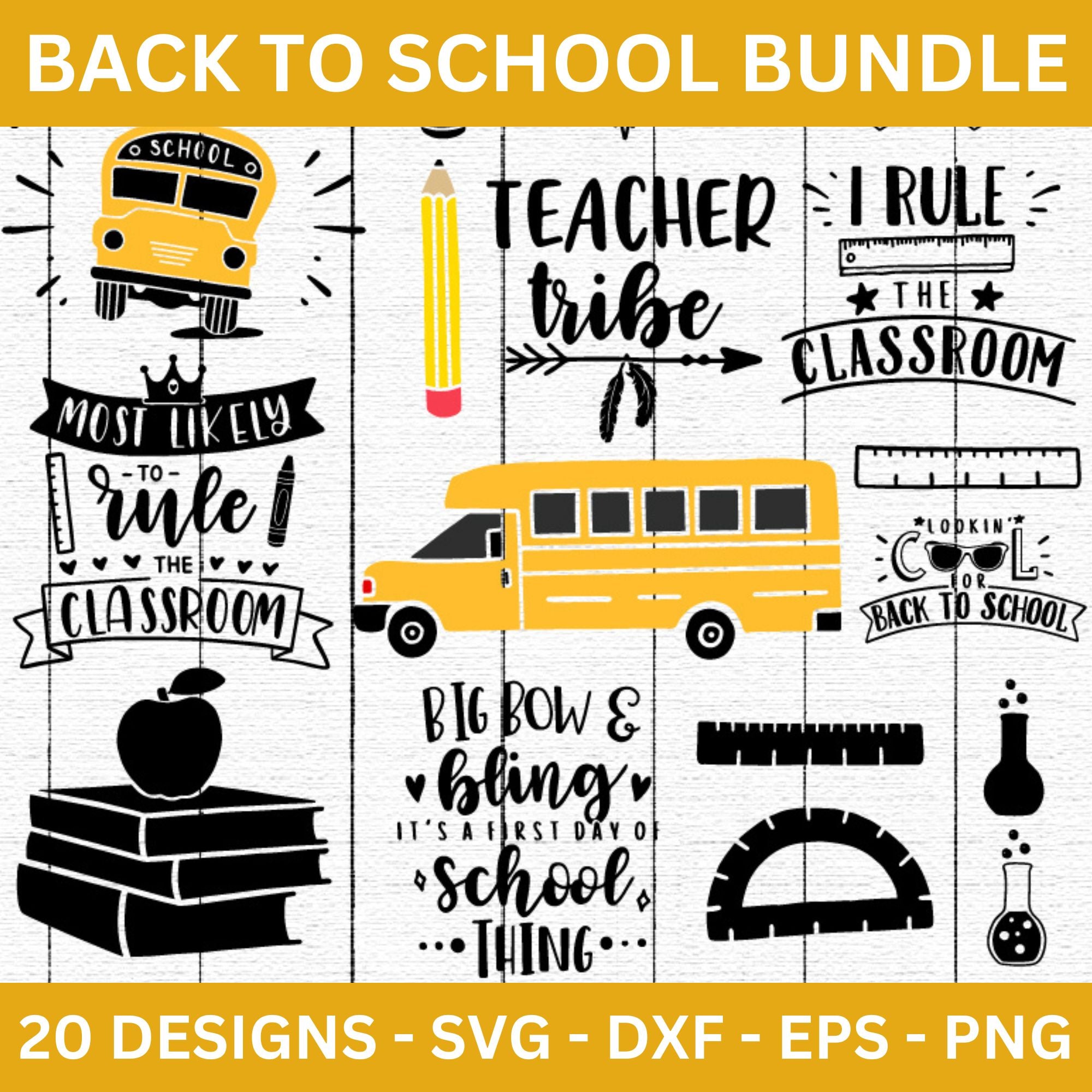 Back to School SVG Bundle