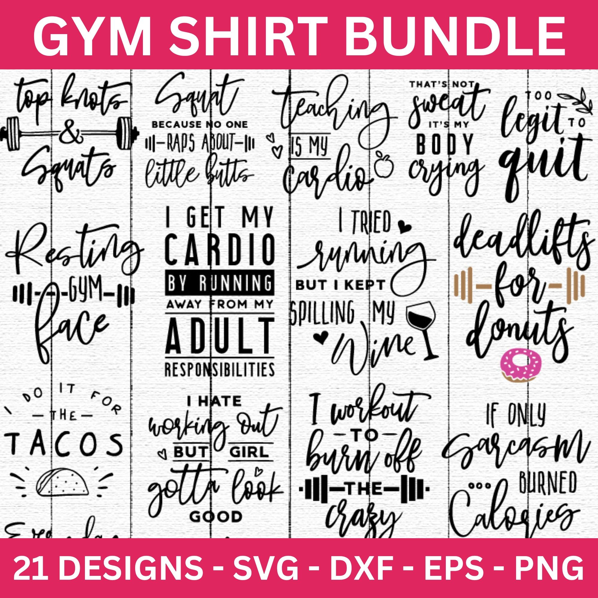 Gym SVG Bundle