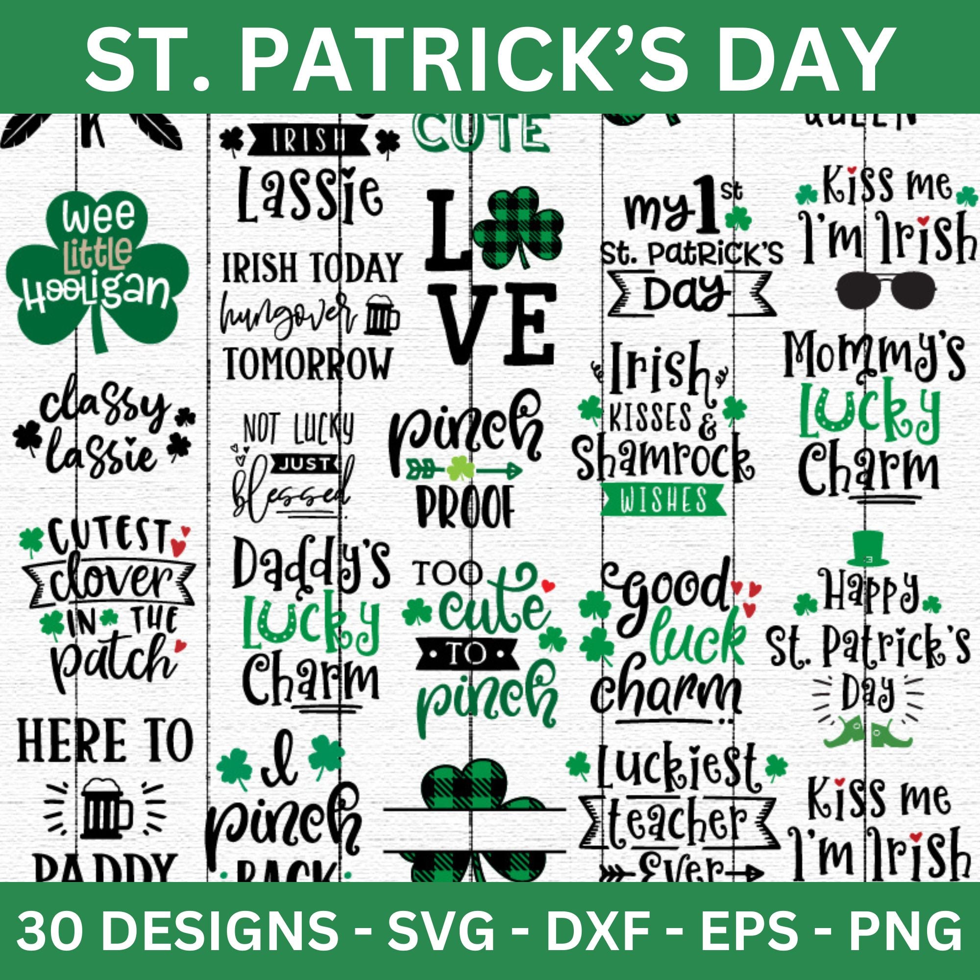 St. Patrick's Day SVG Bundle - Craft House SVG