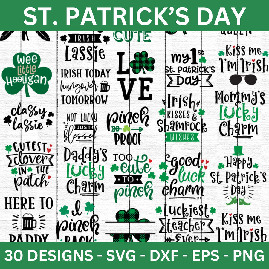 St. Patrick's Day SVG Bundle - Craft House SVG