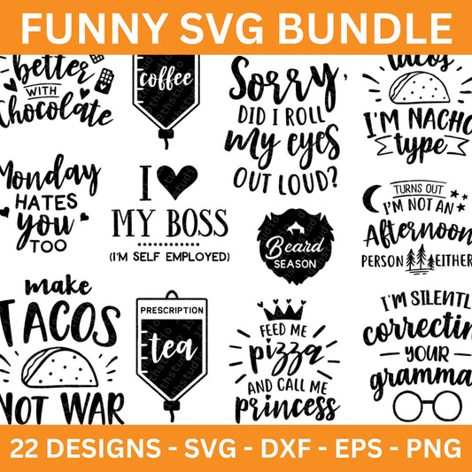 Funny quotes SVG bundle - Craft House SVG