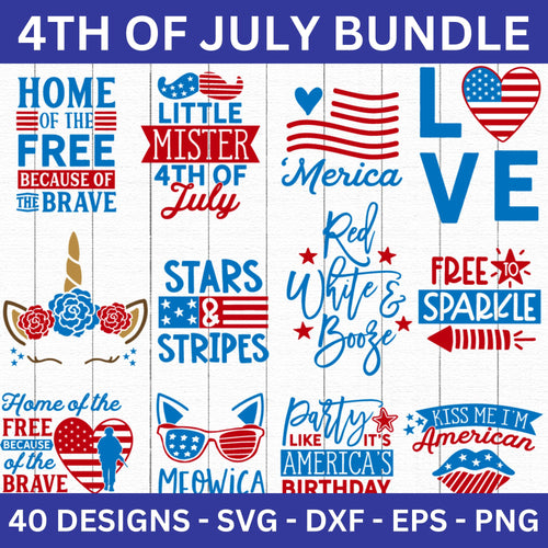 4th of July SVG Bundle - Craft House SVG