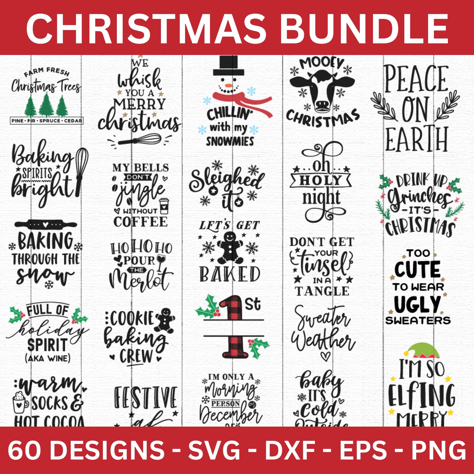 Christmas SVG Bundle - Craft House SVG