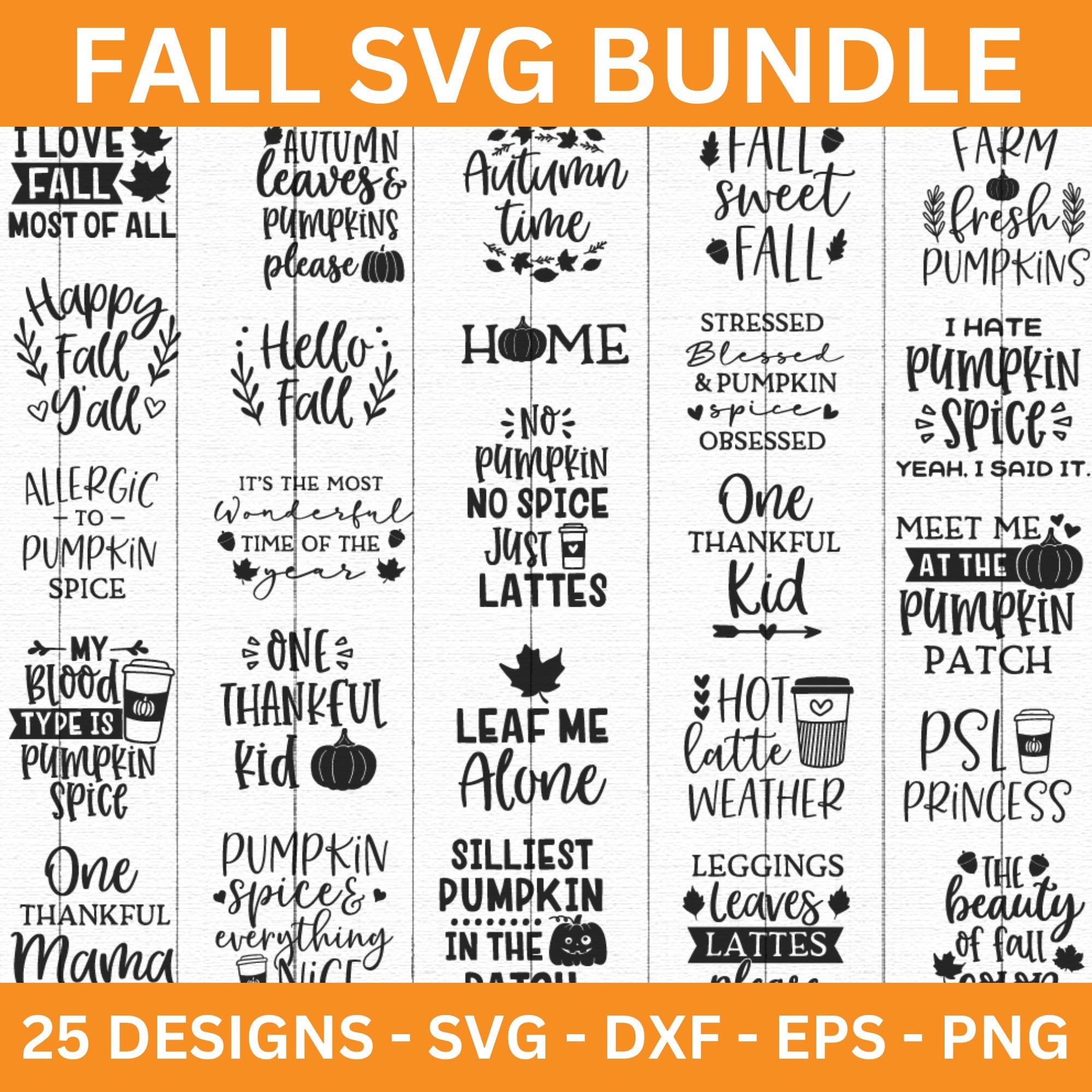 Fall SVG Bundle - Craft House SVG