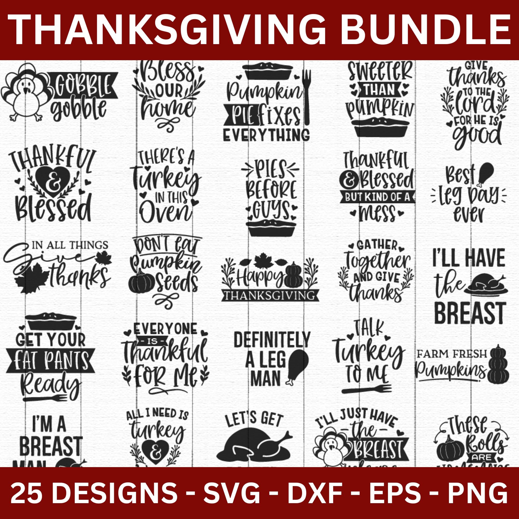 Thanksgiving SVG Bundle - Craft House SVG