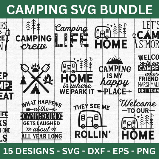 Camping SVG Bundle