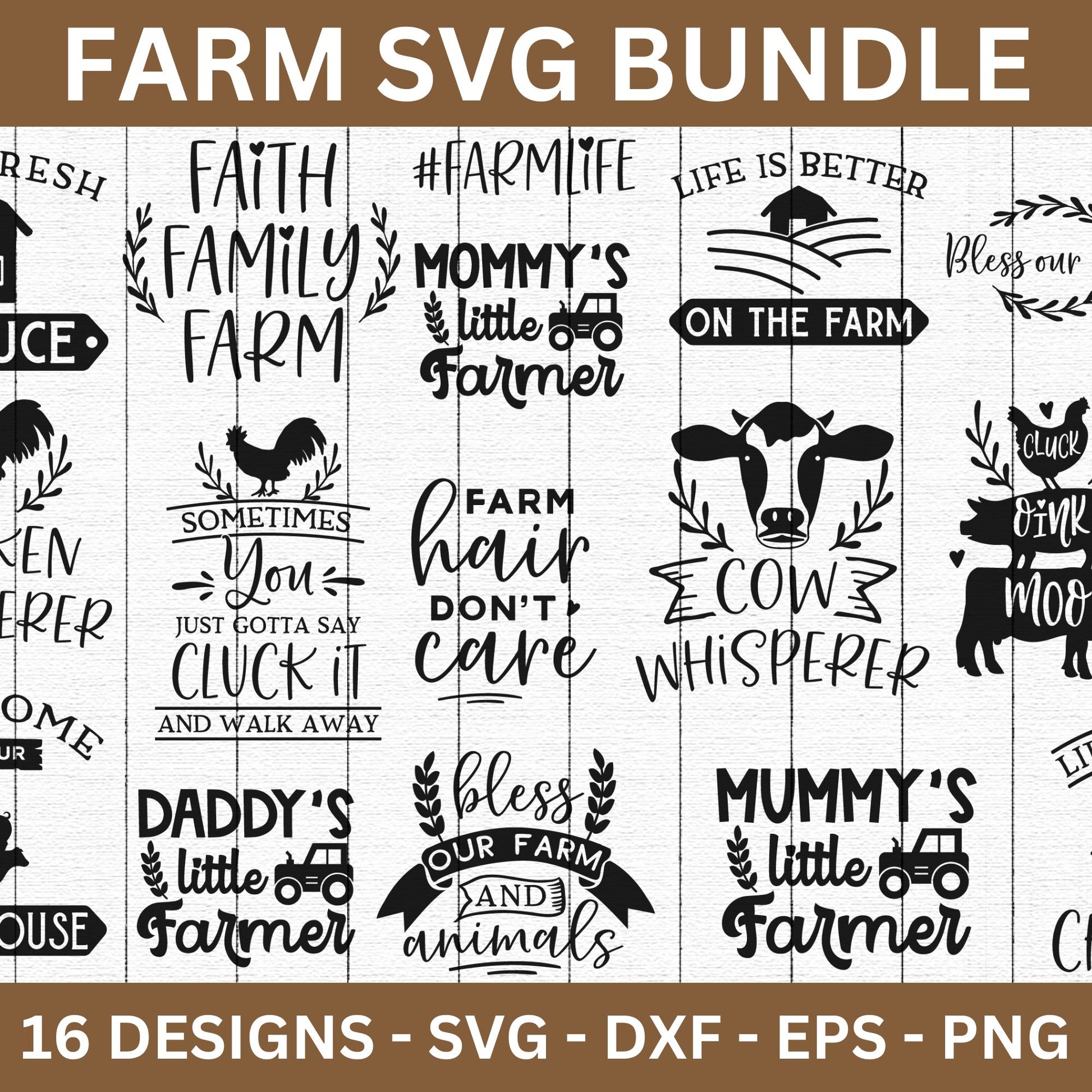 Farm SVG Bundle - Craft House SVG