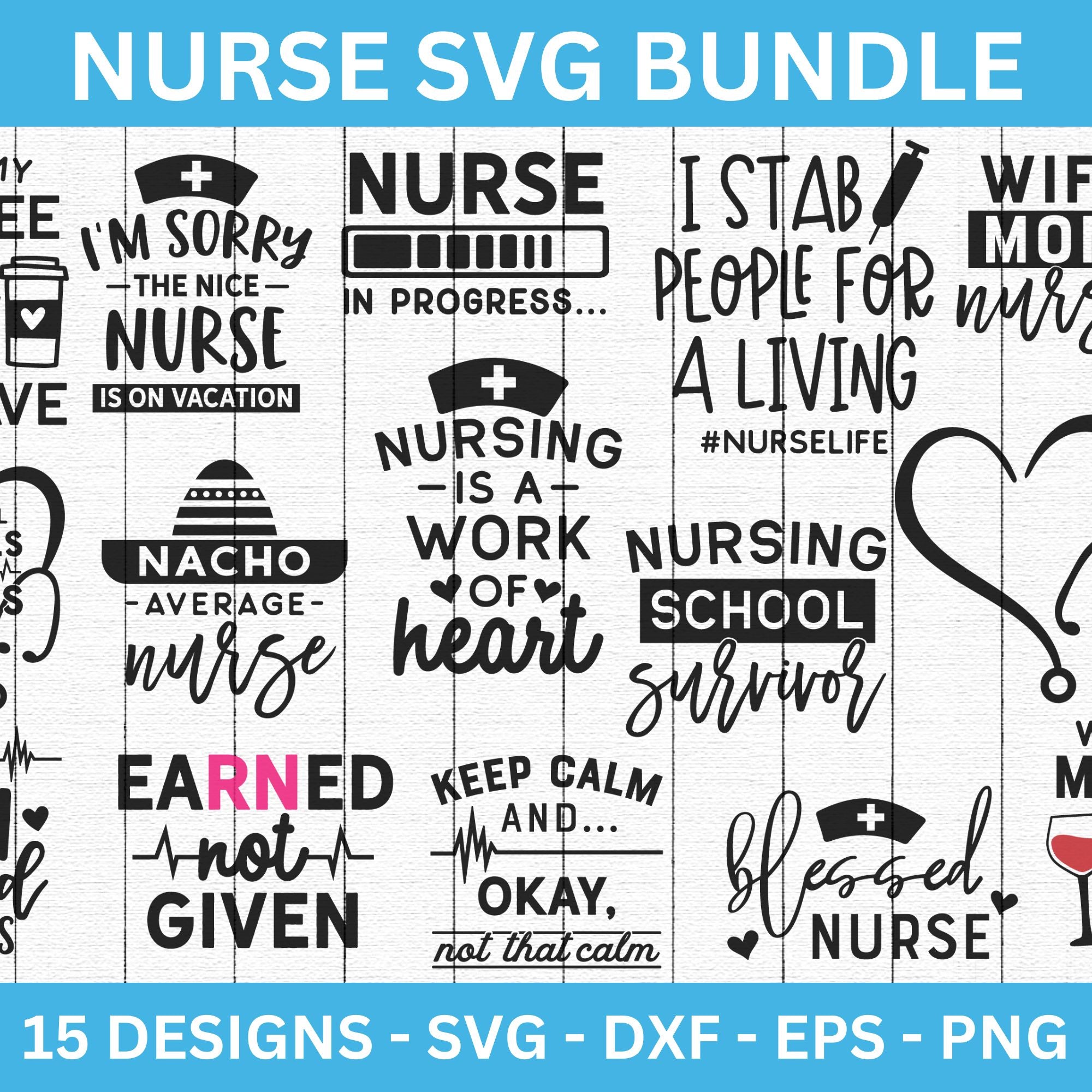 Nurse SVG Bundle - Craft House SVG