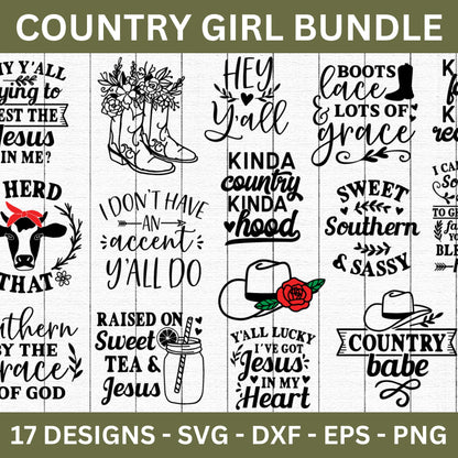Country Girl SVG Bundle - Craft House SVG