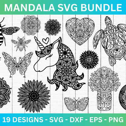 Mandala SVG Bundle - Craft House SVG
