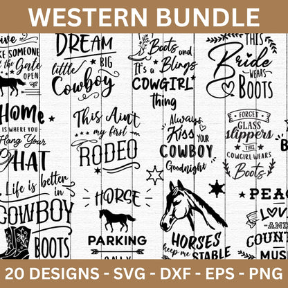 Western SVG Bundle - Craft House SVG