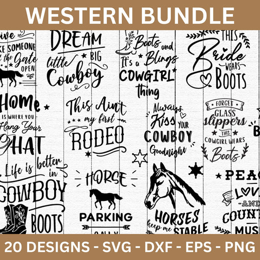 Western SVG Bundle - Craft House SVG