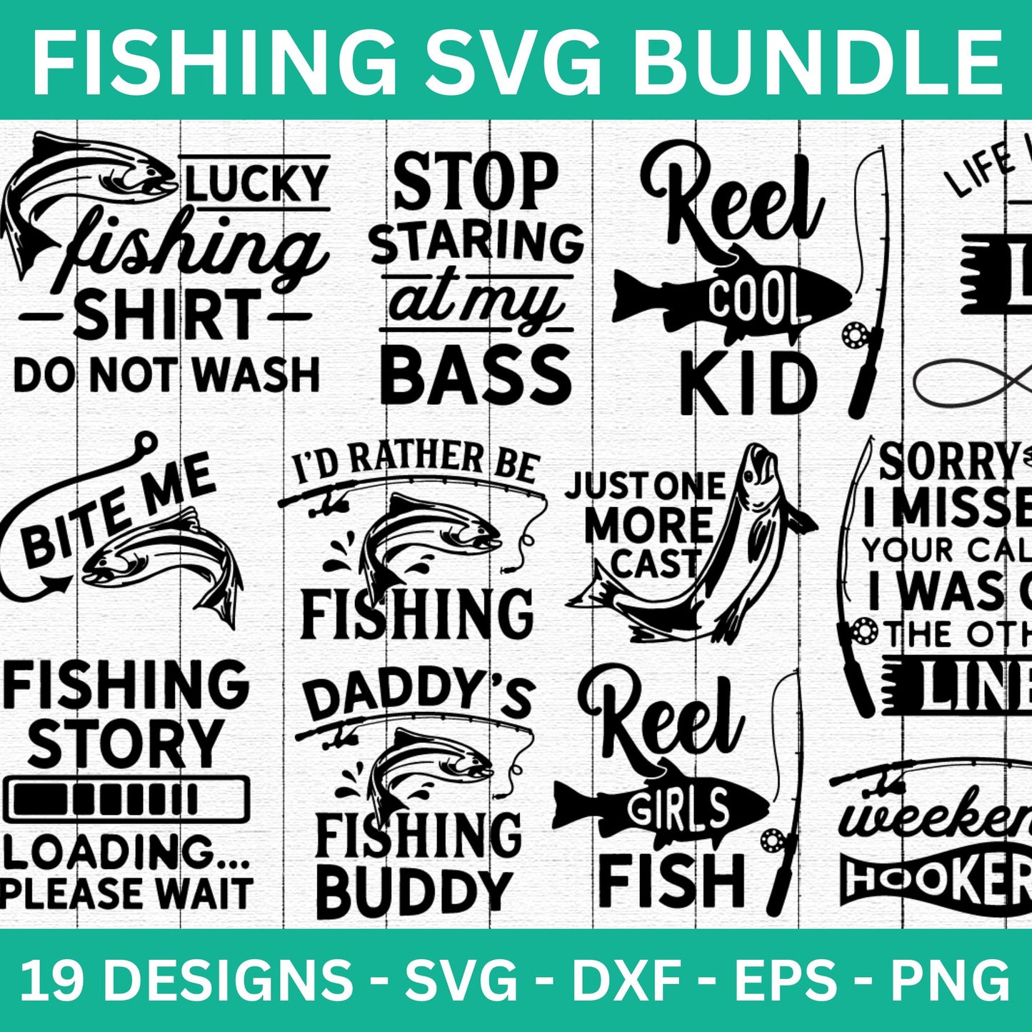 Fishing SVG Bundle - Craft House SVG