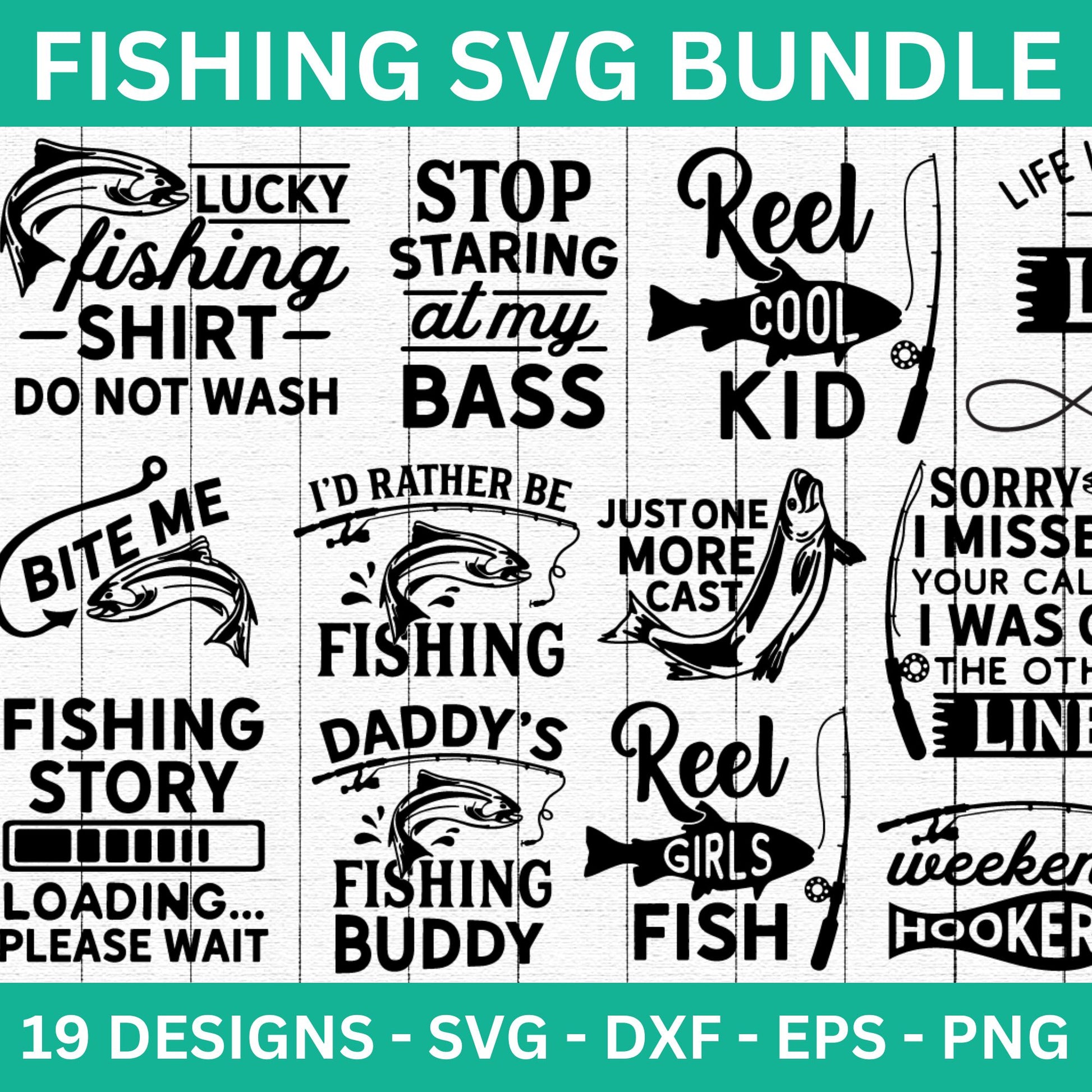 Fishing SVG Bundle - Craft House SVG