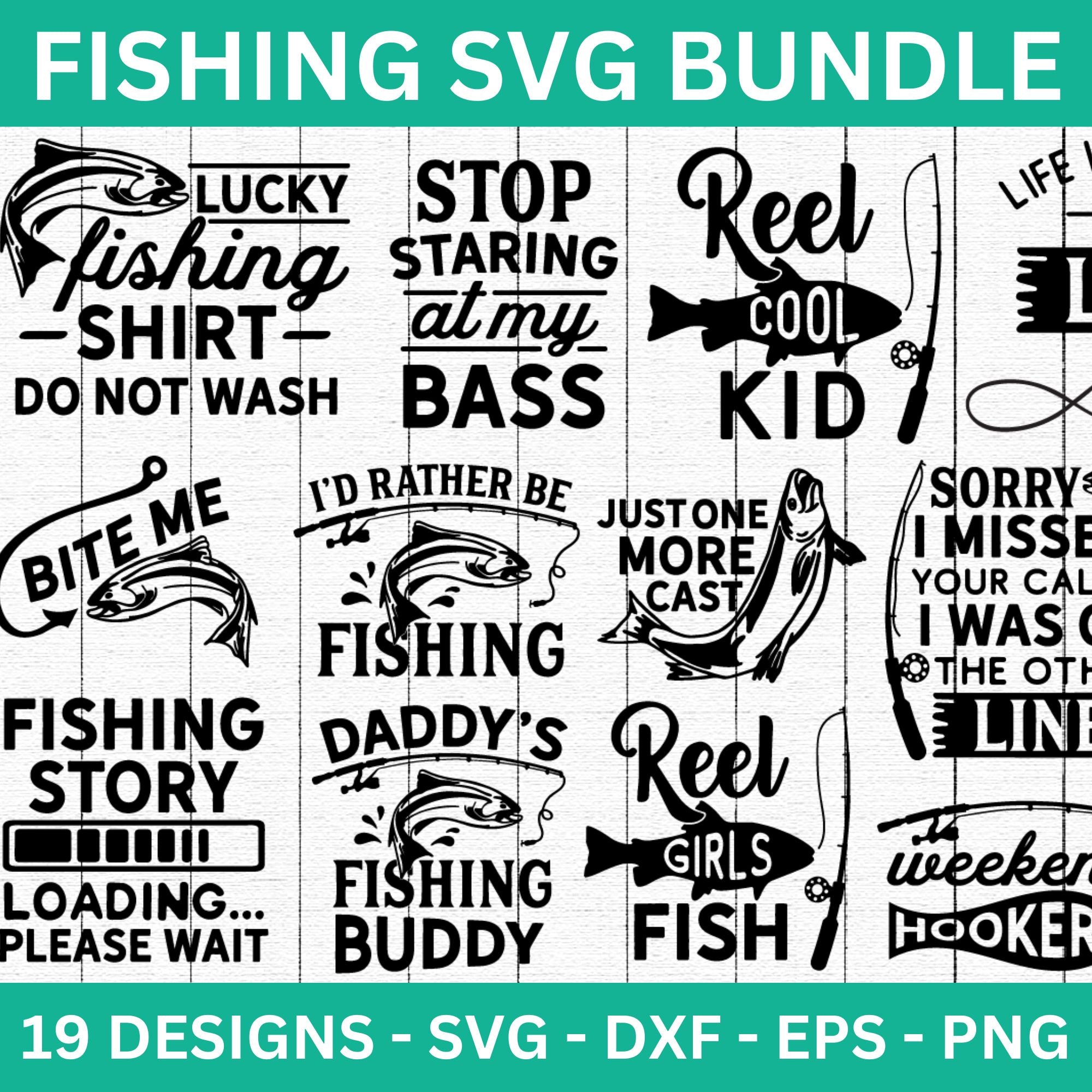 Fishing SVG Bundle - Craft House SVG