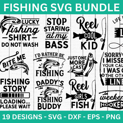 Fishing SVG Bundle - Craft House SVG