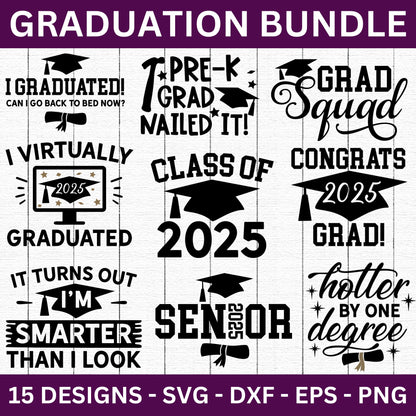 Graduation SVG Bundle - Craft House SVG