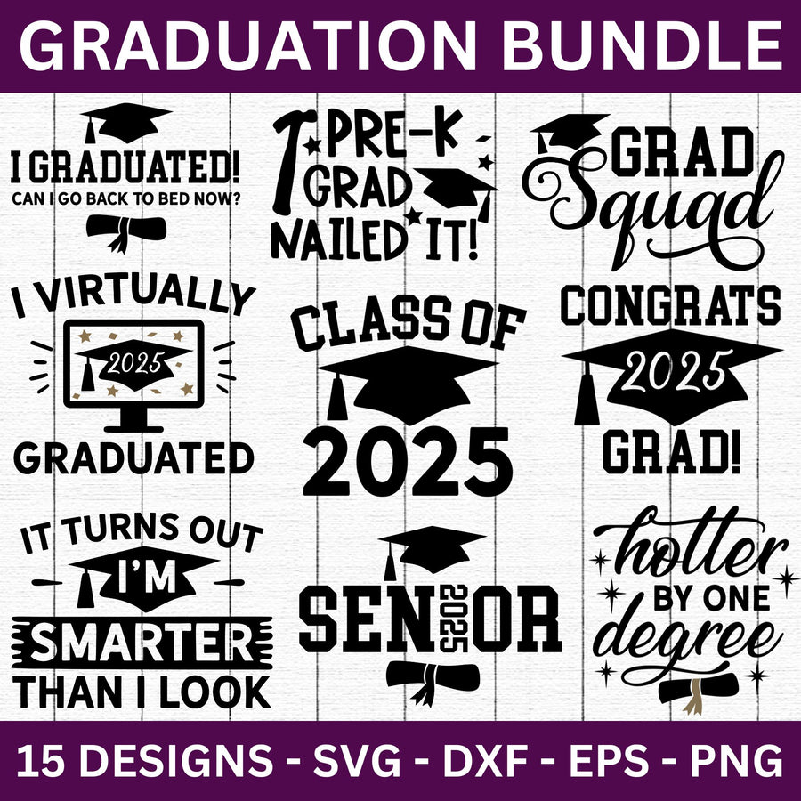 Graduation SVG Bundle - Craft House SVG